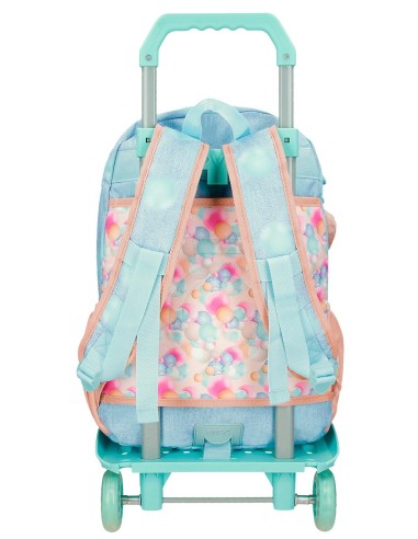 MOCHILA ADAP. 44CM. C/CARRO. ENSO BUBBLES
